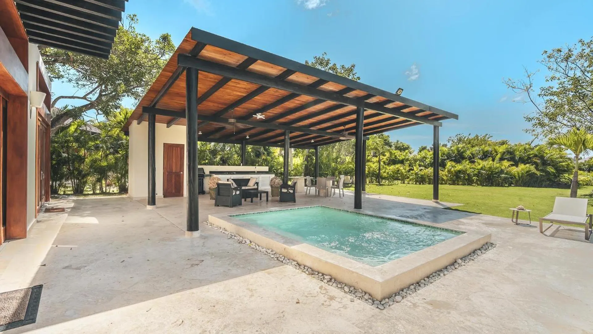 بيت للعطل Bungallow With 3Br Pool And Bbq In Green Village بونتا كانا جمهورية الدومينيكان